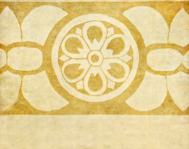 Earthy background image with ancient symbols clipart