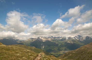 Majestic alpine peyzaj