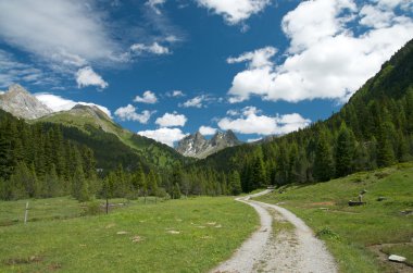 Majestic alpine peyzaj