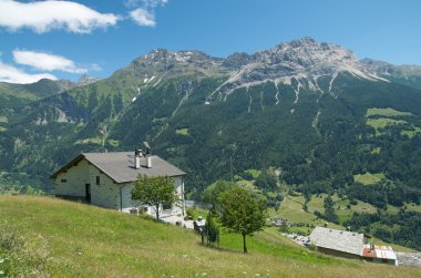 Majestic alpine peyzaj