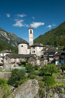 lavertezzo verzasca Vadisi İsviçre güzel köy