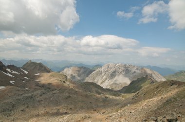 Majestic alpine peyzaj