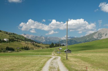 Majestic alpine peyzaj