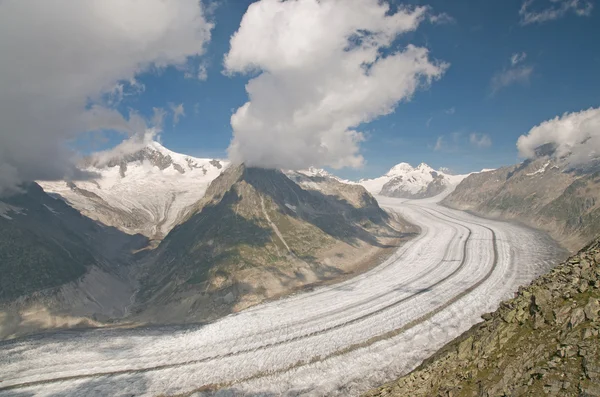 El Gran Glaciar Aletsch —  Fotos de Stock