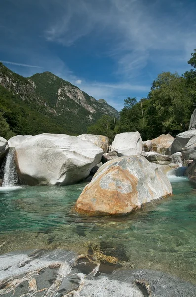 stock image The beautiful valley of Verzasca in Ticino, Switzerland