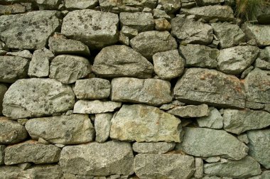 Ancient stone wall clipart