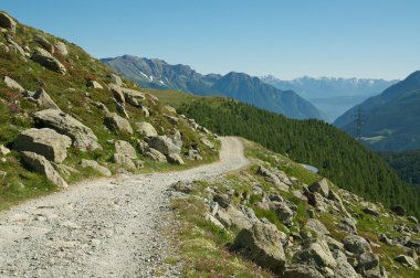 Majestic alpine peyzaj