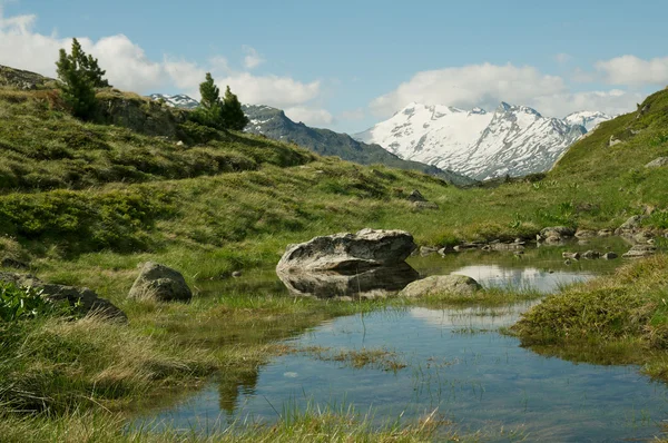 Lanskap alpine megah — Stok Foto