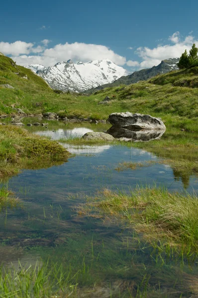 Paesaggio alpino maestoso — Foto Stock