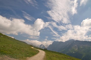 Majestic alpine peyzaj