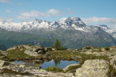 Majestic alpine peyzaj