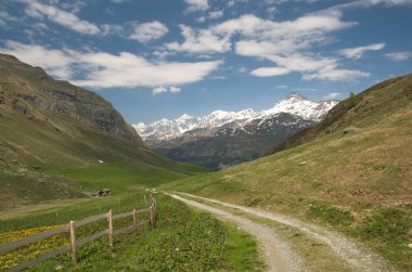 Majestic alpine peyzaj