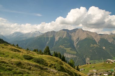 Swiss alpine peyzaj