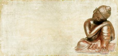 Background image with buddha clipart