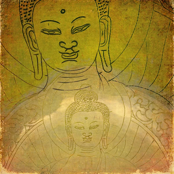 Mooie achtergrondafbeelding met Boeddha. nuttige ontwerpelement. — Stockfoto
