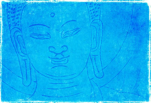 Buddha ile çok güzel arka plan resmi. kullanışlı tasarım öğesi. — Stok fotoğraf