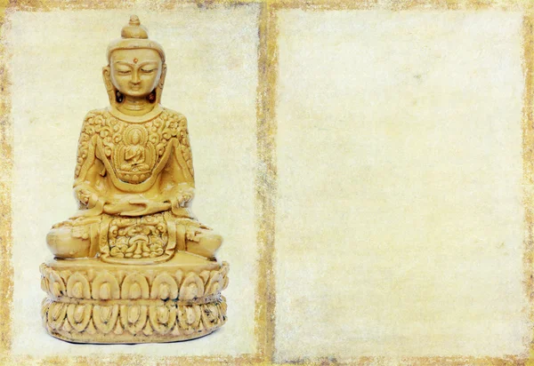 Preciosa imagen de fondo con buddha. elemento de diseño útil . —  Fotos de Stock