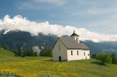 Kilise Alp peyzaj