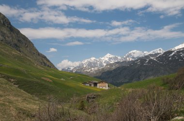 Majestic alpine peyzaj