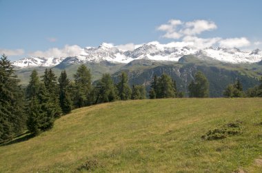 Majestic alpine peyzaj