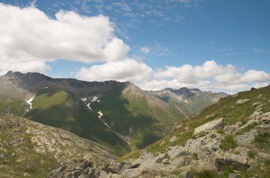 Majestic alpine peyzaj