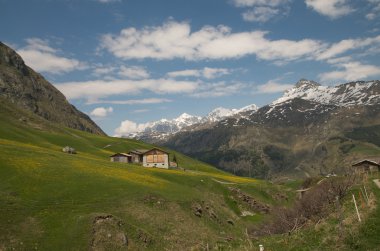 Majestic alpine peyzaj