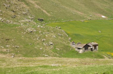 Majestic alpine peyzaj