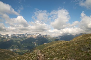 Majestic alpine peyzaj