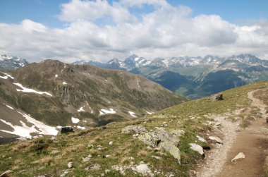 Majestic alpine peyzaj