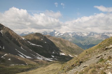 Majestic alpine peyzaj