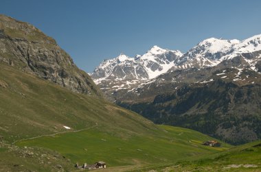 Majestic alpine peyzaj