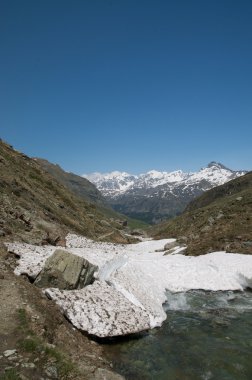 Majestic alpine peyzaj