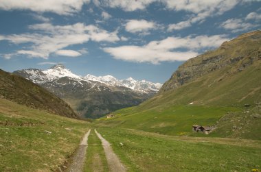 Majestic alpine peyzaj