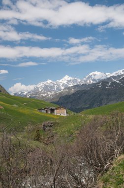 Majestic alpine peyzaj