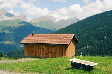 Swiss alpine peyzaj