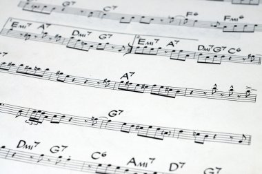 Music notation clipart