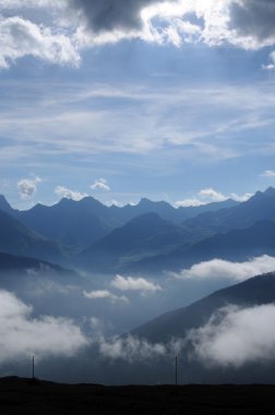 İsviçre Alpleri'nde Lovely panorama