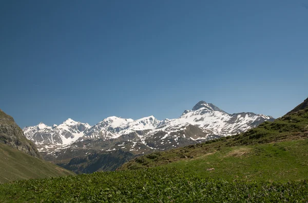 Majestosa paisagem alpina — Fotografia de Stock