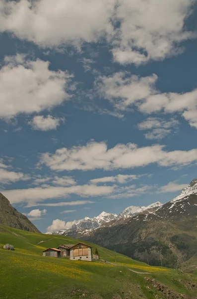Великолепный альпийский пейзаж — стоковое фото