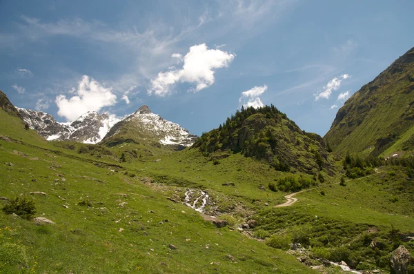 Majestic alpine peyzaj — Stok fotoğraf