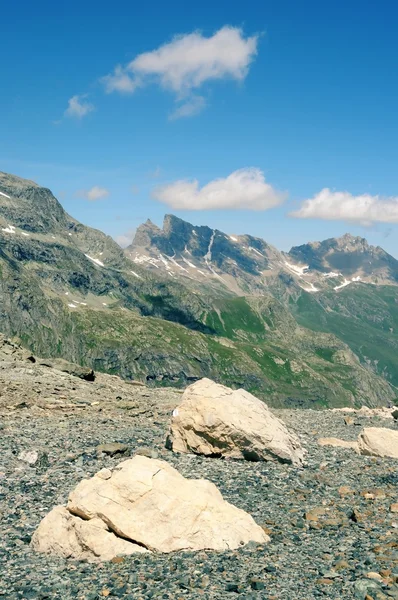 Härlig panorama i Alperna i Schweiz — Stockfoto