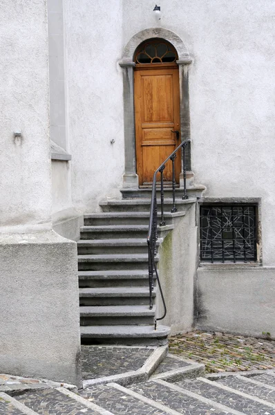 스위스 구시가의 건축 특징 — 스톡 사진