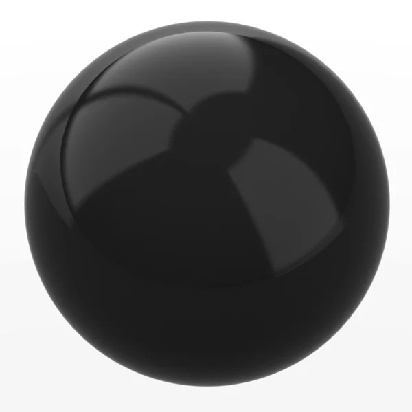 Black sphere — Stock Photo, Image