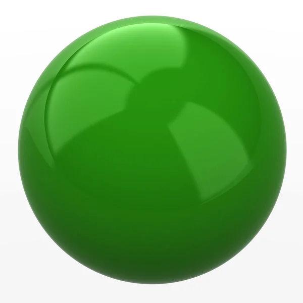 Esfera verde — Foto de Stock