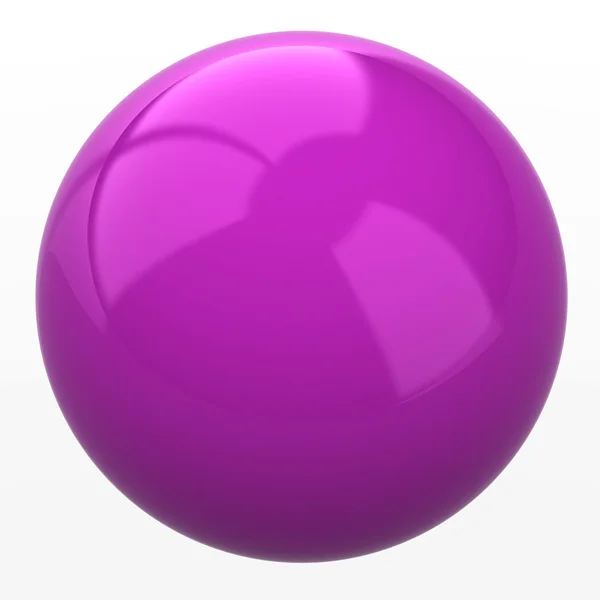 Esfera púrpura — Foto de Stock