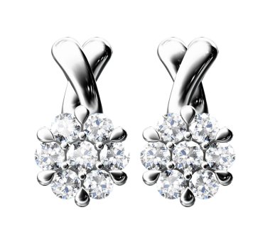 The beauty diamond earrings