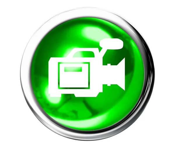 Video camera-icoontje — Stockfoto