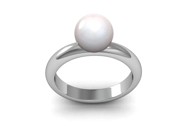 Gyönyörű gyűrű rubinnal — Stock Fotó