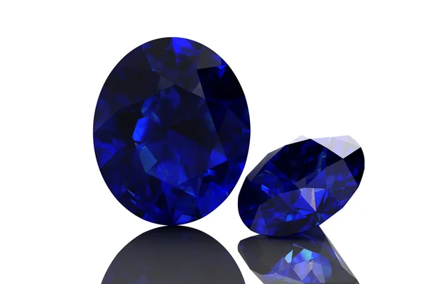 Sapphire biru — Stok Foto