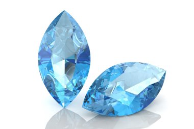 Diamond blue clipart